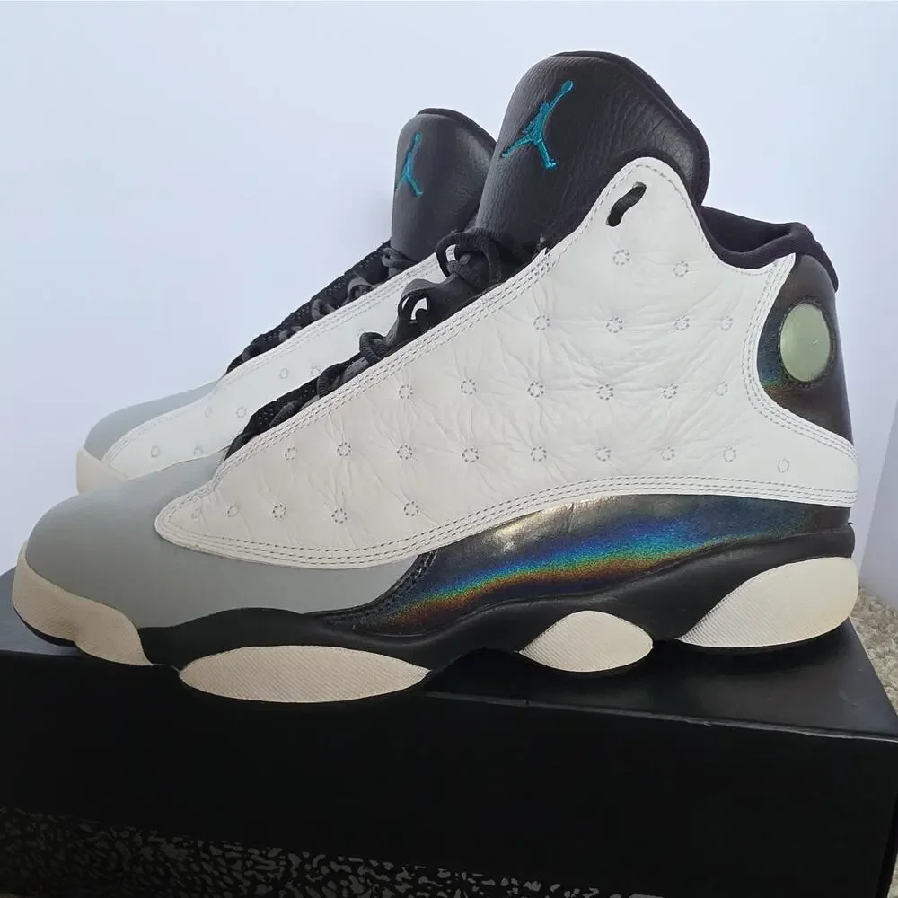 Nike Air Jordan 13 XIII Retro Baron Hologram, Mens SZ 9.5, UK 8.5